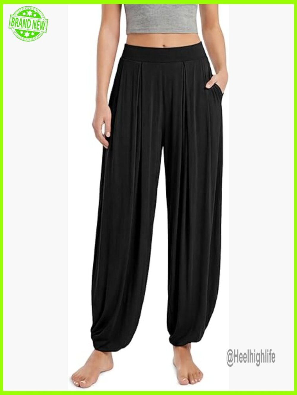 Wide Leg Palazzo Pants with Pockets Lightweight Lounge Yoga Pants